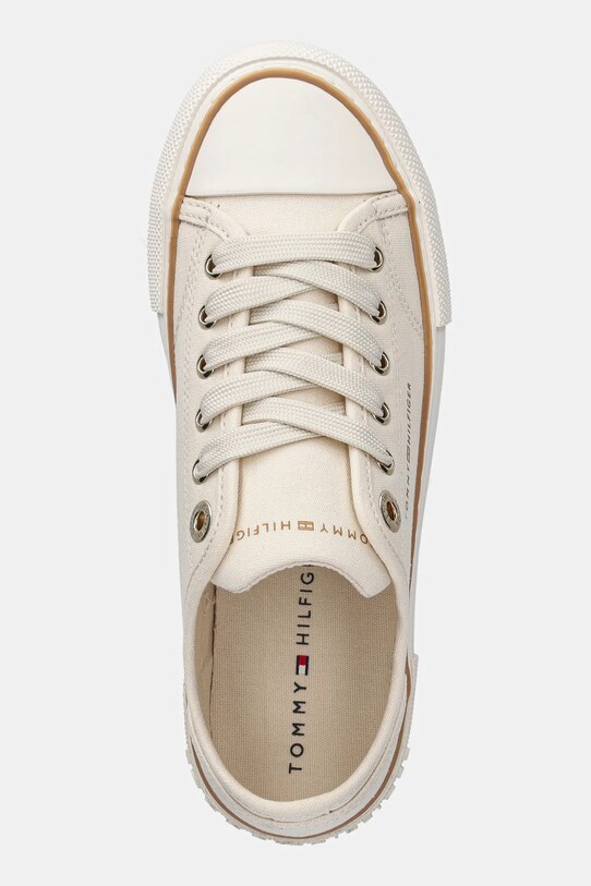 Παιδικά πάνινα παπούτσια Tommy Hilfiger μπεζ T3A9.33733.30.34