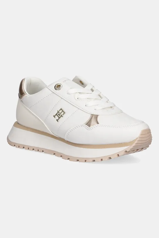 Tommy Hilfiger sneakers pentru copii mic de statură alb T3A9.33759.30.34