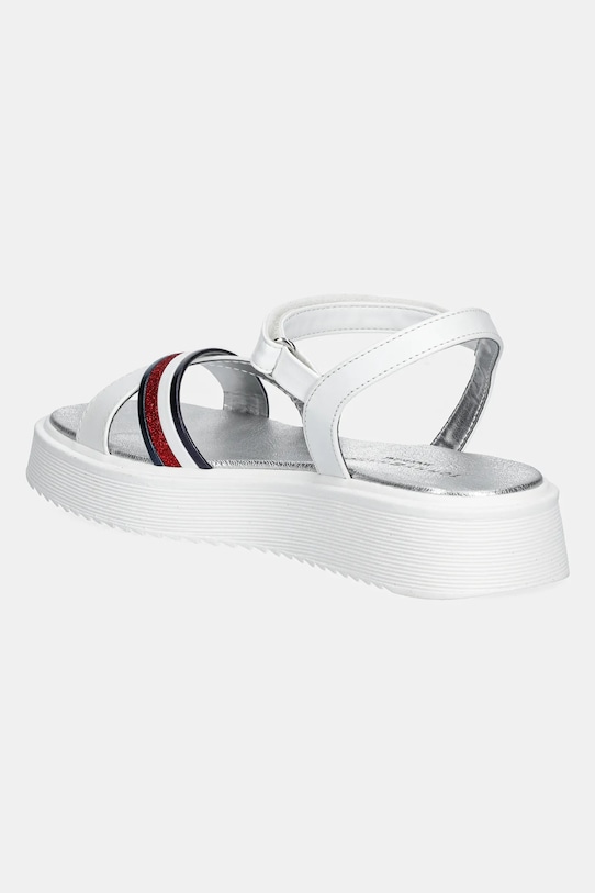 Dziewczynka Tommy Hilfiger sandały dziecięce T4A2.33799.35.39 biały