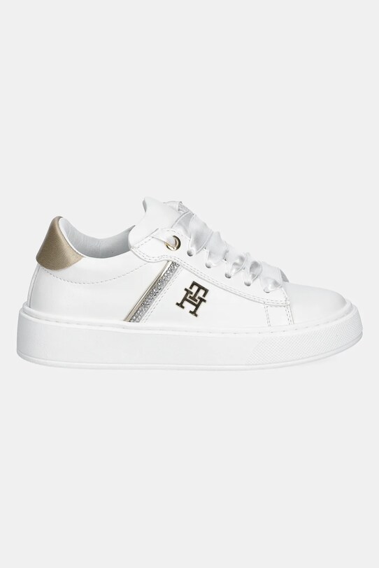 Tommy Hilfiger sneakers pentru copii T4A9.33933.28.34 alb SS25