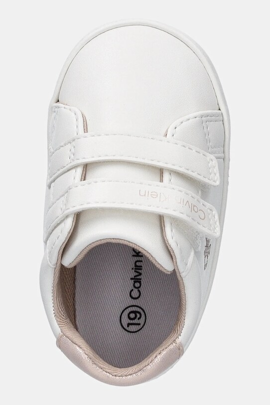 Calvin Klein Jeans pantofi pentru bebelusi alb V0A9.82005