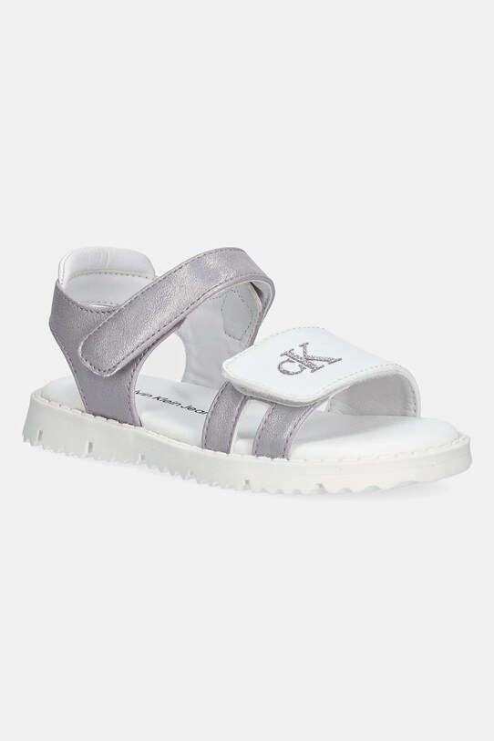 Дитячі сандалі Calvin Klein Jeans Planet friendly фіолетовий V1A2.82039.20.29