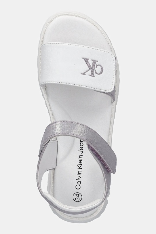 Dječje sandale Calvin Klein Jeans ljubičasta V1A2.82039.30.34