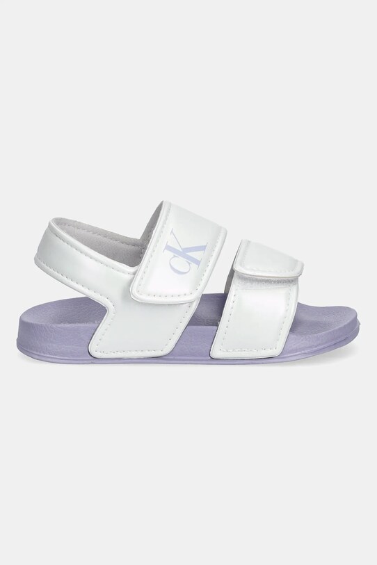 Otroški sandali Calvin Klein Jeans V1A2.82063.22.26 vijolična SS25