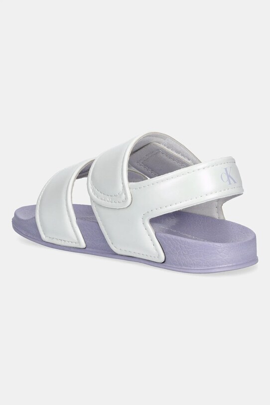 Deklice Otroški sandali Calvin Klein Jeans V1A2.82063.22.26 vijolična