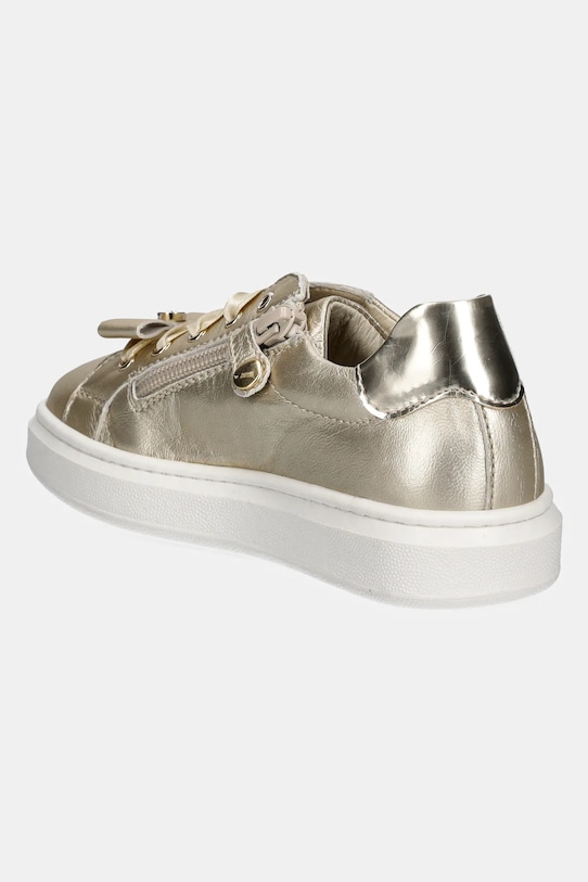 Fete Calvin Klein Jeans teniși din piele copii V1A9.83044.24.29 aur