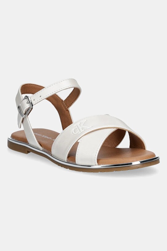 Calvin Klein Jeans sandały dziecięce biały V3A2.82042.30.34