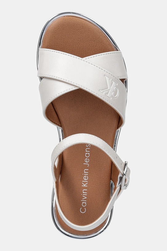 Calvin Klein Jeans sandały dziecięce biały V3A2.82042.30.34