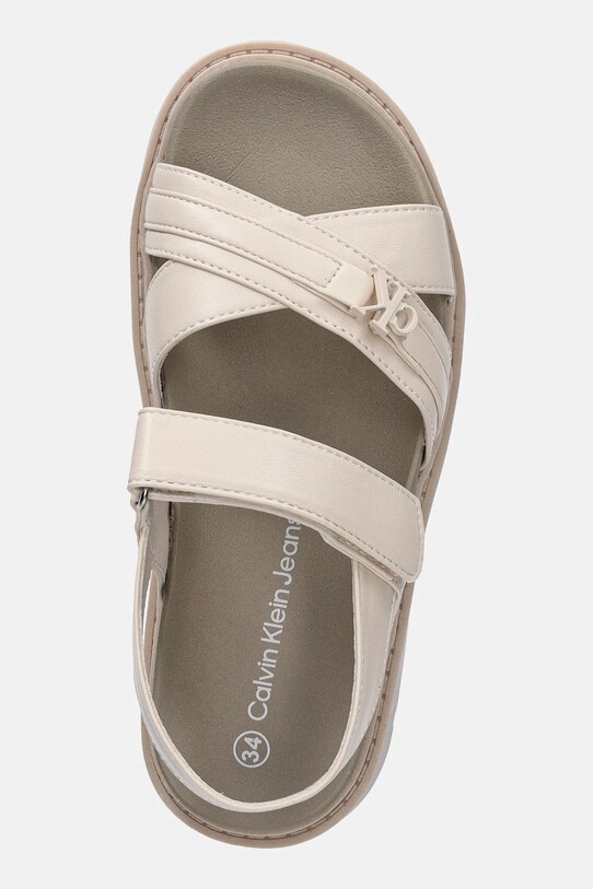 Otroški sandali Calvin Klein Jeans bež V3A2.82044.30.34