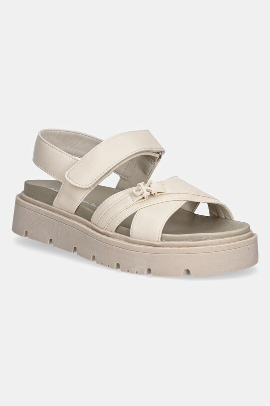 Otroški sandali Calvin Klein Jeans Prijazno od planeta bež V3A2.82044.35.39
