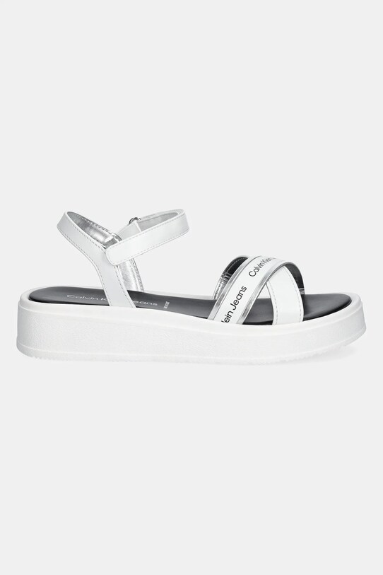 Calvin Klein Jeans sandale copii V4A2.82054.35.39 alb SS25