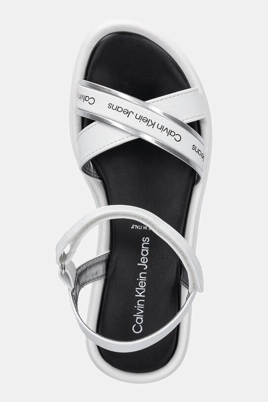 Calvin Klein Jeans sandale copii alb V4A2.82054.35.39