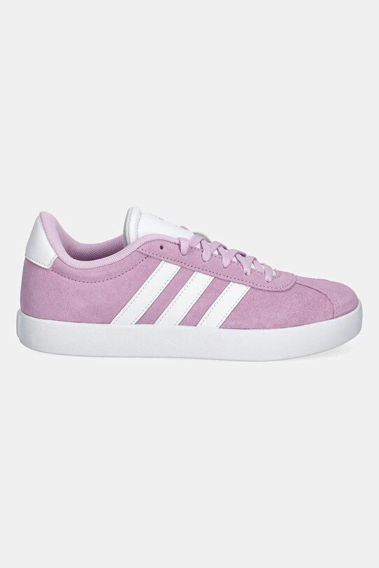 adidas sneakersy zamszowe dziecięce VL COURT 3.0 ID6310 różowy SS25