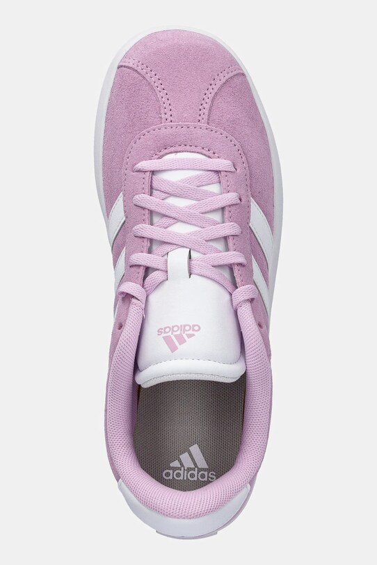 adidas sneakersy zamszowe dziecięce VL COURT 3.0 różowy ID6310