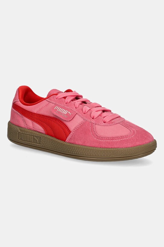 Παιδικά αθλητικά παπούτσια Puma Palermo Love δέρμα σαμουά ροζ 400936.G