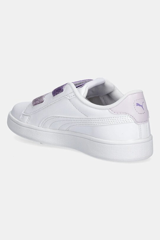 DÍVKA Sneakers boty Puma Smash 3.0 L Glitter Velcro V 395609 bílá