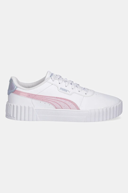 Puma sneakersy dziecięce Carina 3.0 Blurry Dreams 400607 biały SS25