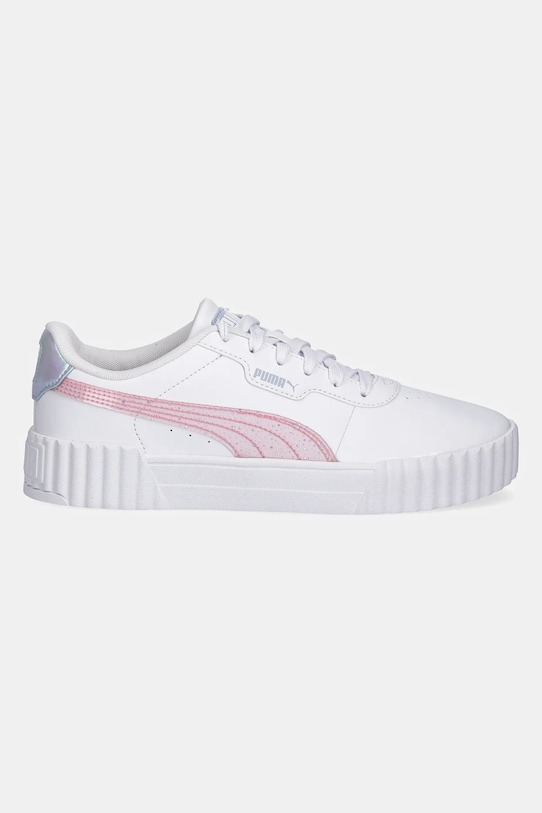 Puma sneakersy dziecięce Carina 3.0 Blurry Dreams 400607 biały SS25