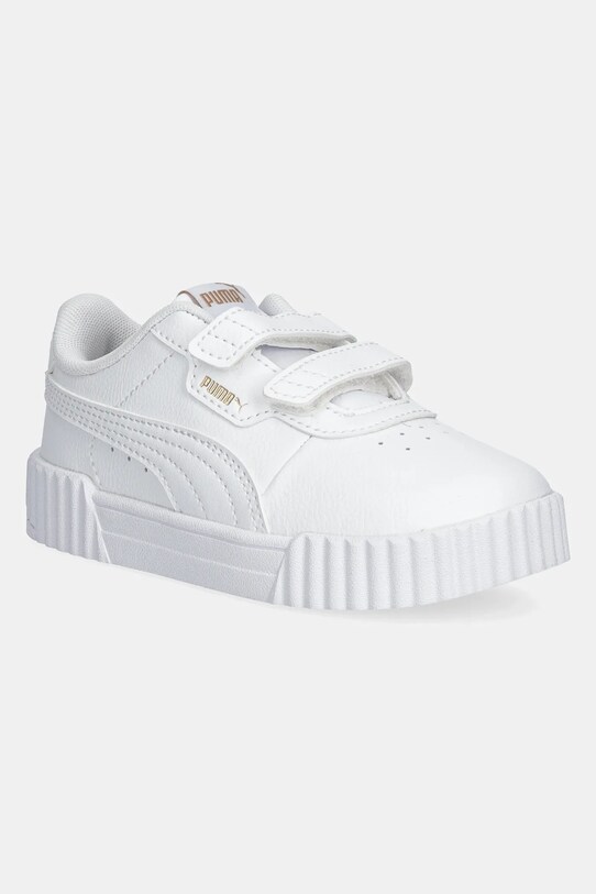 Puma sneakers pentru copii Carina 3.0 V sintetic alb 401480