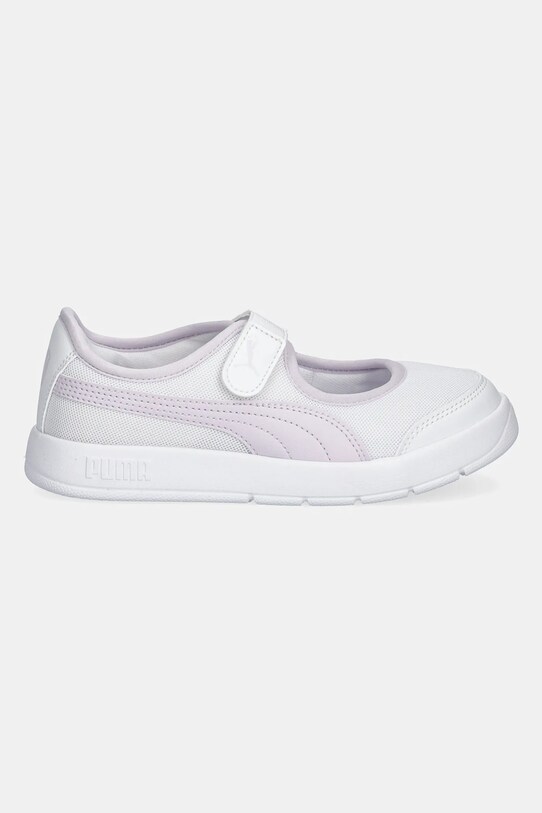 Puma sneakersy dziecięce Courtflex v3 Lina V 400578 biały SS25