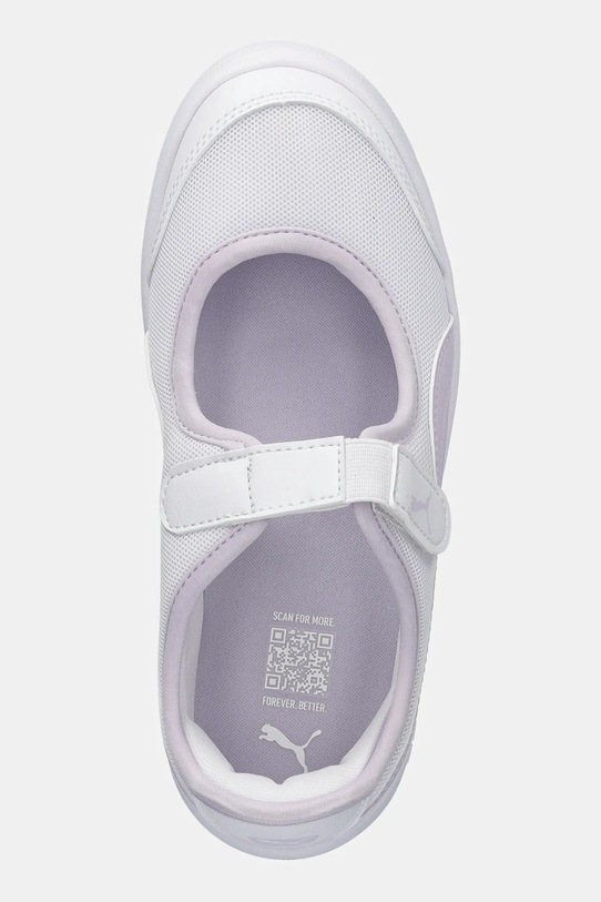 Puma sneakersy dziecięce Courtflex v3 Lina V biały 400578