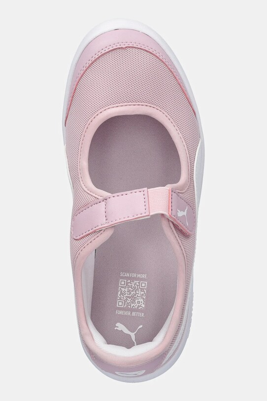 Puma sneakers pentru copii Courtflex v3 Lina V roz 400578