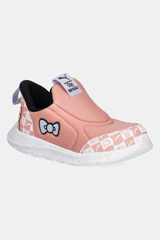 Puma sneakers pentru copii Fun Racer 2 SLIPTECH HK&FR textil portocaliu 401426