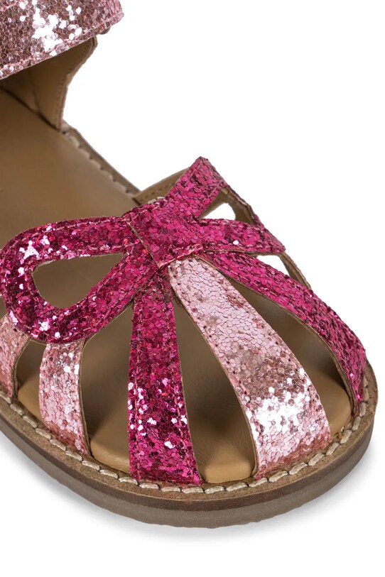 Konges Sløjd sandale copii BOW SANDAL KS102720 roz SS25