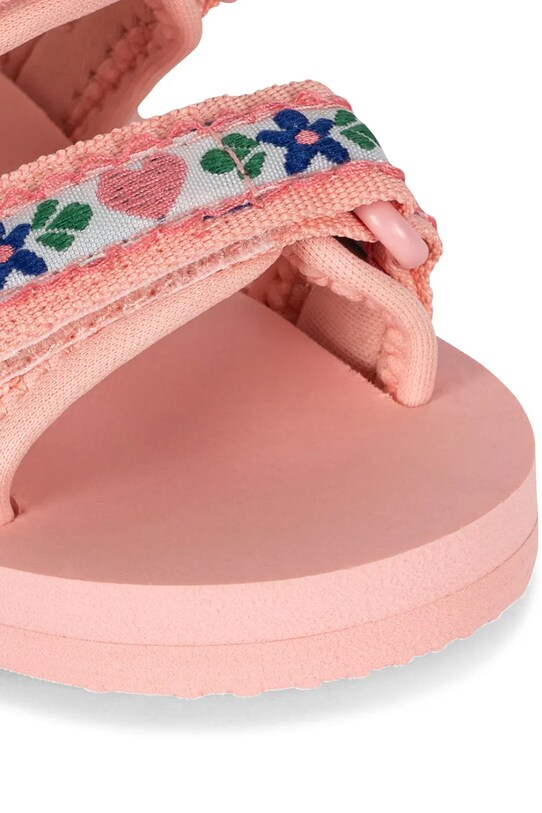 Konges Sløjd sandały dziecięce SUN SANDAL PRINTED KS102561 różowy SS25