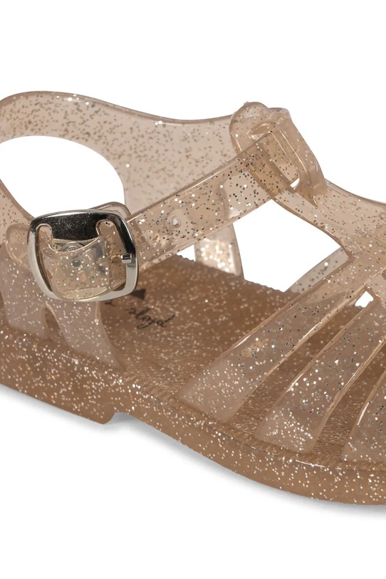 Konges Sløjd sandale copii NEA GLITTER SANDAL bej KS103080