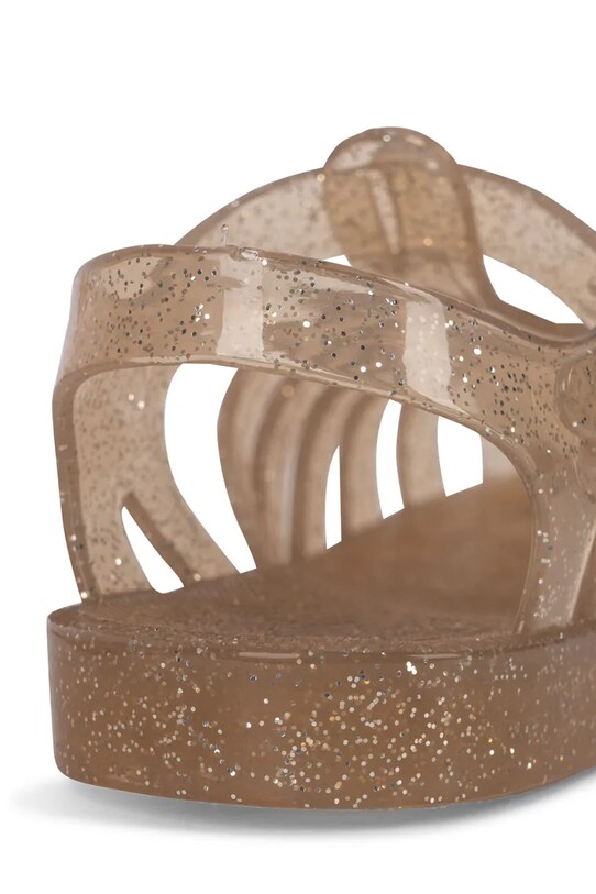 Παιδικά σανδάλια Konges Sløjd NEA GLITTER SANDAL KS103080 μπεζ