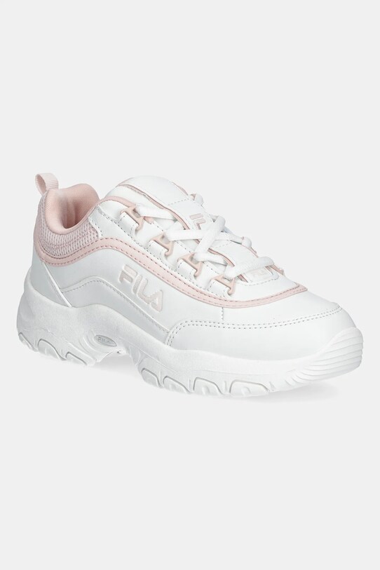 Fila sneakersy dziecięce STRADA LOGO imitacja skóry licowej biały FFK0247