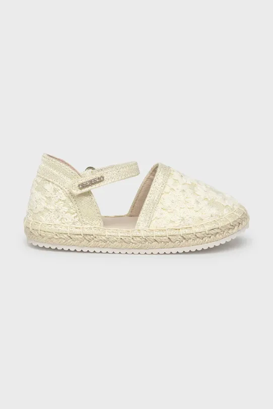 Mayoral espadrile pentru copii Produs pentru bebe aur 41644.43A.Baby.PPYA