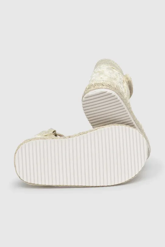 Dziewczynka Mayoral espadryle niemowlęce 41644.43A.Baby.PPYA złoty