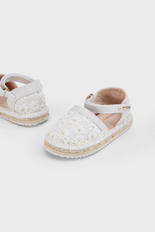 Espadrile za bebe Mayoral 41644.43B.Baby.PPYA bijela SS25