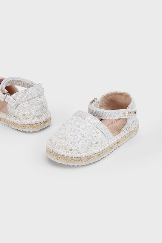 Espadrile za bebe Mayoral 41644.43B.Baby.PPYA bijela SS25