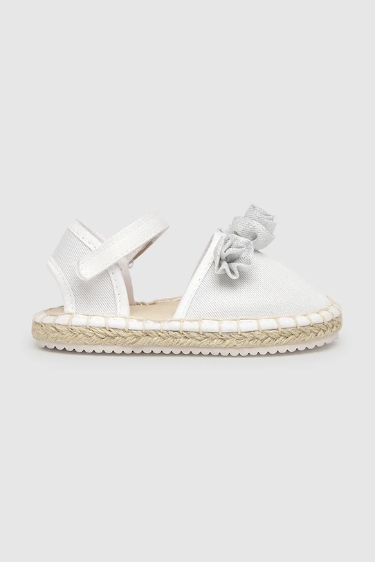 Mayoral espadryle dziecięce 41646.45A.Baby.PPYA biały SS25