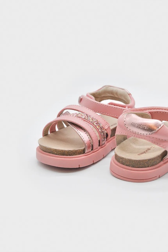 Сандалі для немовлят Mayoral імітація лицьової шкіри рожевий 41650.49B.Baby.PPYA