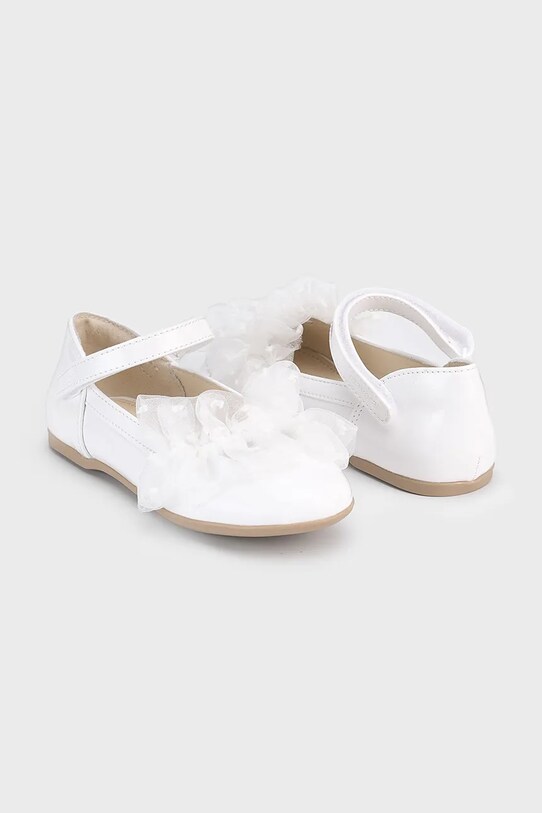 Детски балеринки Mayoral 43617.53C.Kids.PPYA бял SS25