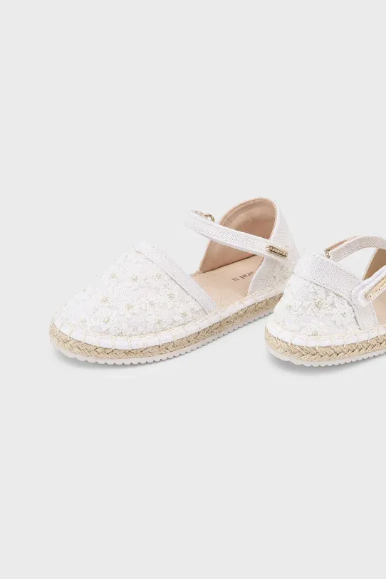 Mayoral espadryle dziecięce 43644.44B.Kids.PPYA beżowy SS25