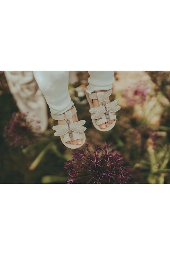 Kojenecké kožené sandály Donsje Tuti Sky Sandals Libelle 1008012