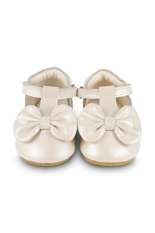 Donsje baleriny skórzane niemowlęce Meau Shoes 1038900 beżowy AA00