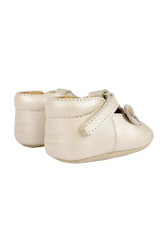 Dziewczynka Donsje baleriny skórzane niemowlęce Blinc Shoes Unicorn 1039403 biały