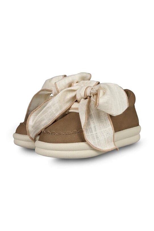 Donsje sneakersy skórzane dziecięce Brookli Sneakers brązowy 1501300