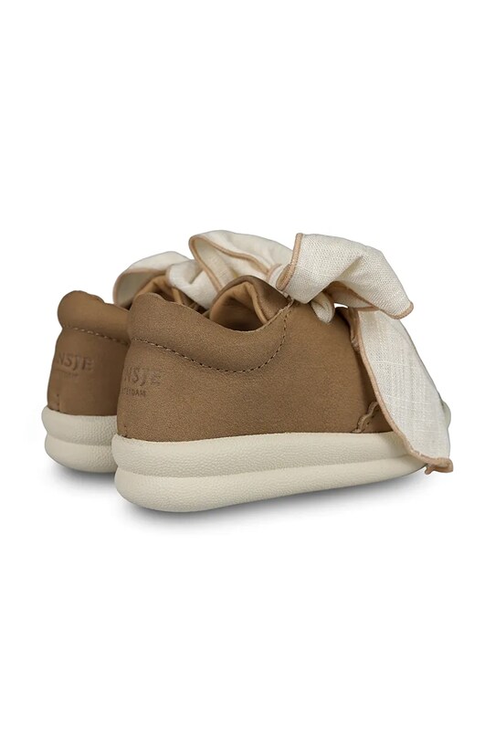 Donsje sneakersy skórzane dziecięce Brookli Sneakers 1501300 brązowy