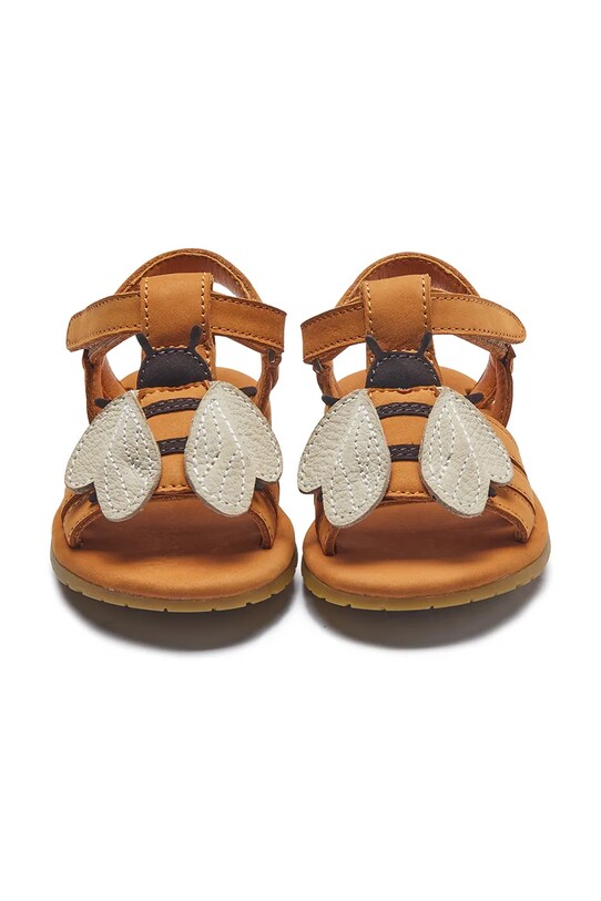 Donsje baba bőr szandál Jiles Sky Sandals Bee 1501801 barna SS25