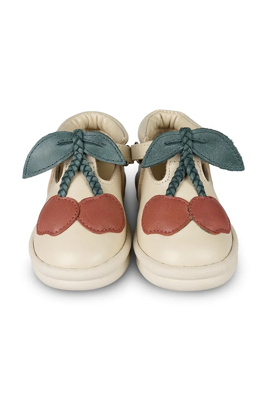 Fete Donsje încălțăminte din piele pentru copii Joeka Shoes Cherry 1501902 roz