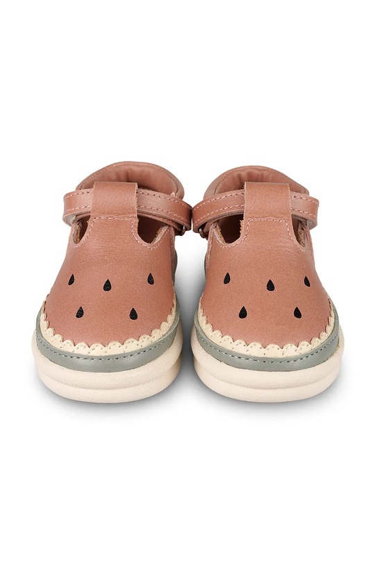 Dievča Detské kožené poltopánky Donsje Joeka Shoes Watermelon 1501906 ružová