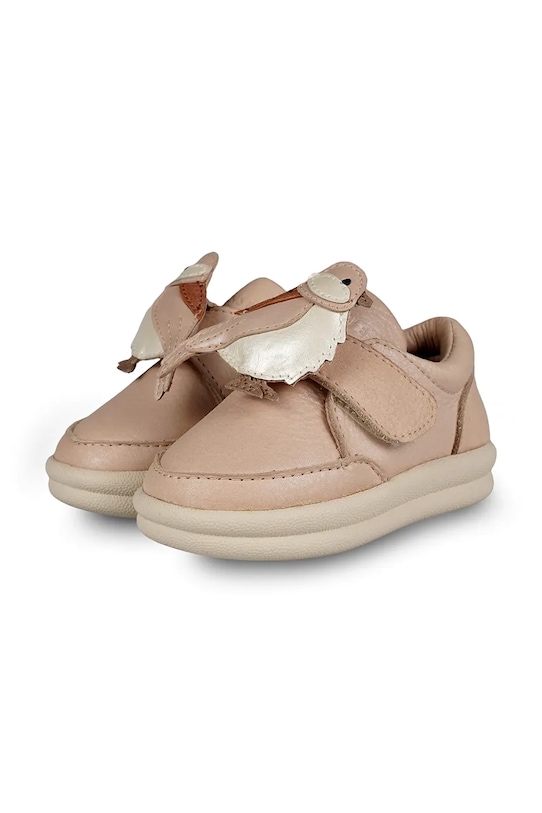 Dětské kožené polobotky Donsje Nellu Sneakers Pink Chickadee 1502604. růžová SS25