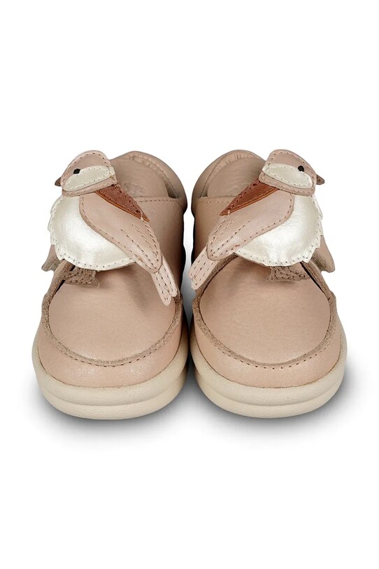 Дівчинка Дитячі шкіряні туфлі Donsje Nellu Sneakers Pink Chickadee 1502604. рожевий